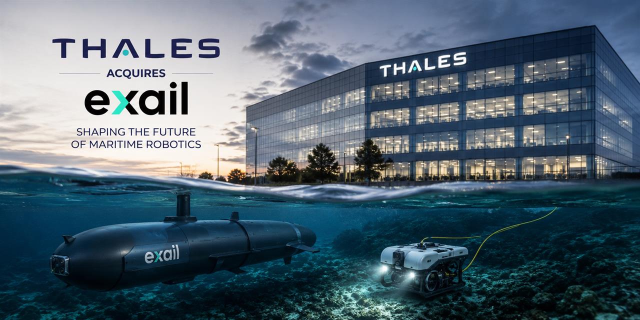Η Thales εξαγοράζει την Exail με τίμημα 3,9 δισ. ευρώ